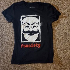 Mr.Robot lootcrate women's L t shirt